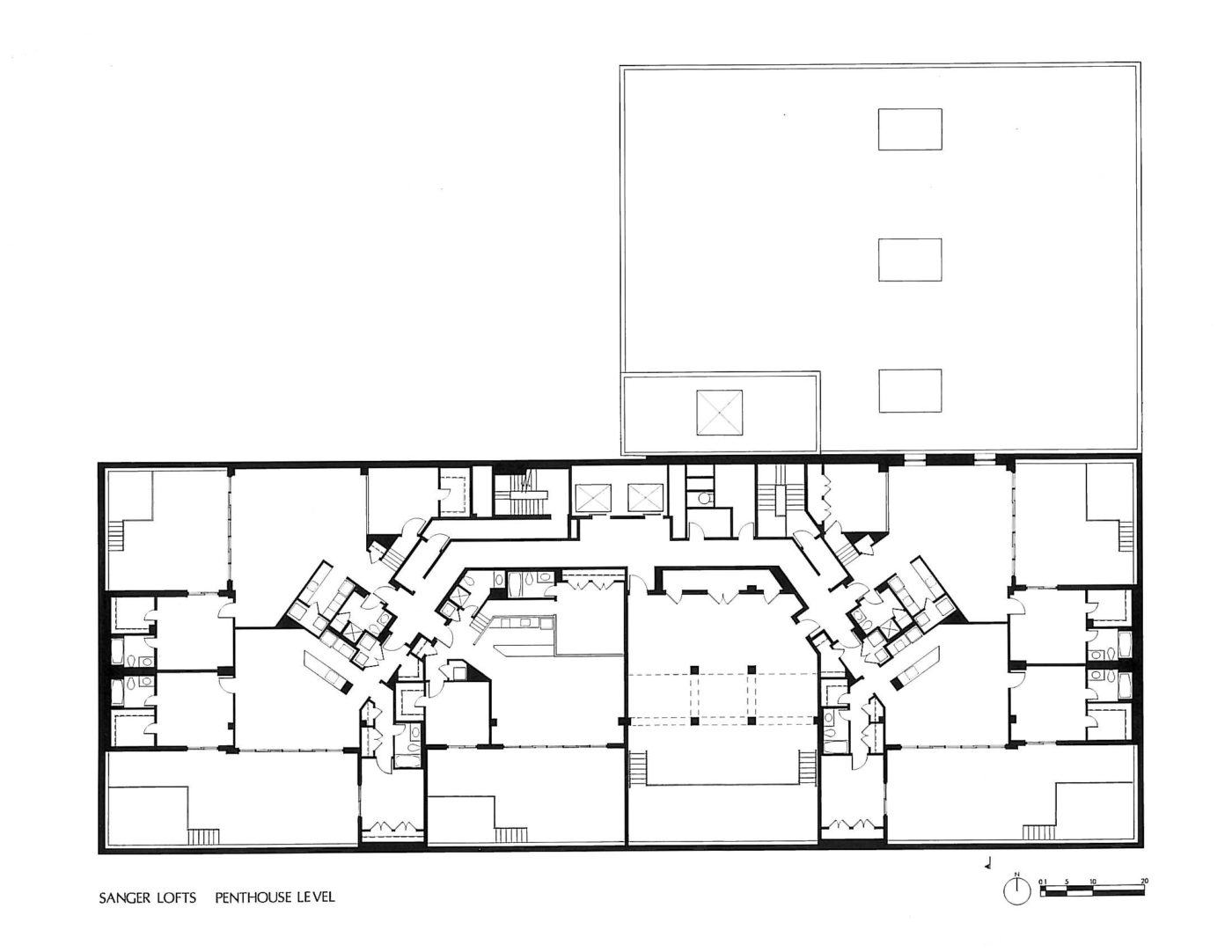 Sanger Lofts - Penthouse Plan