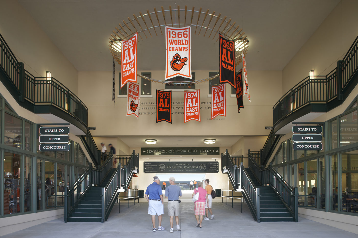 Ed Smith Stadium Entrance - After Renovation