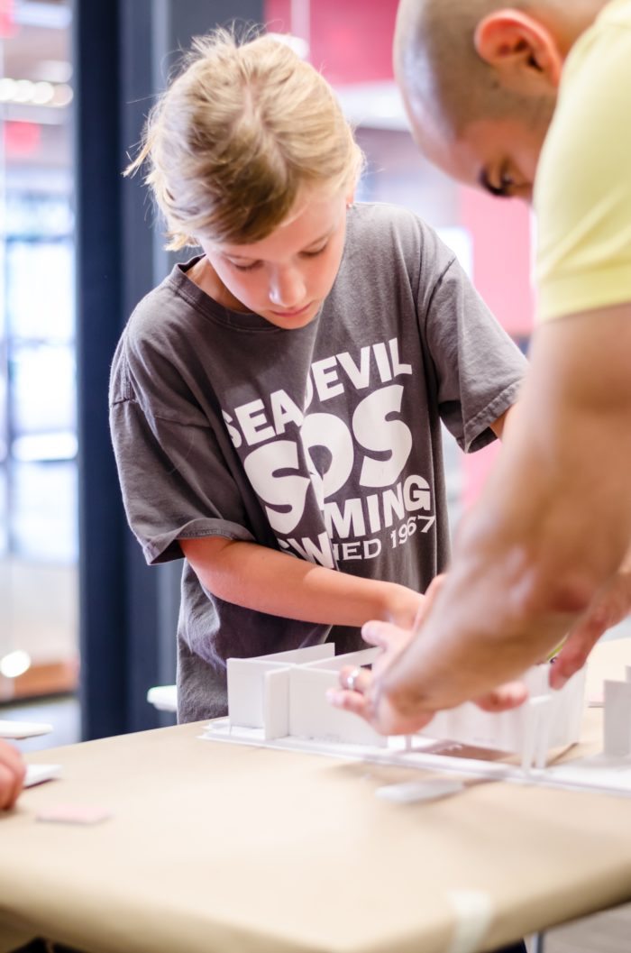 workshop brings architectural models to scale for dc kids david m